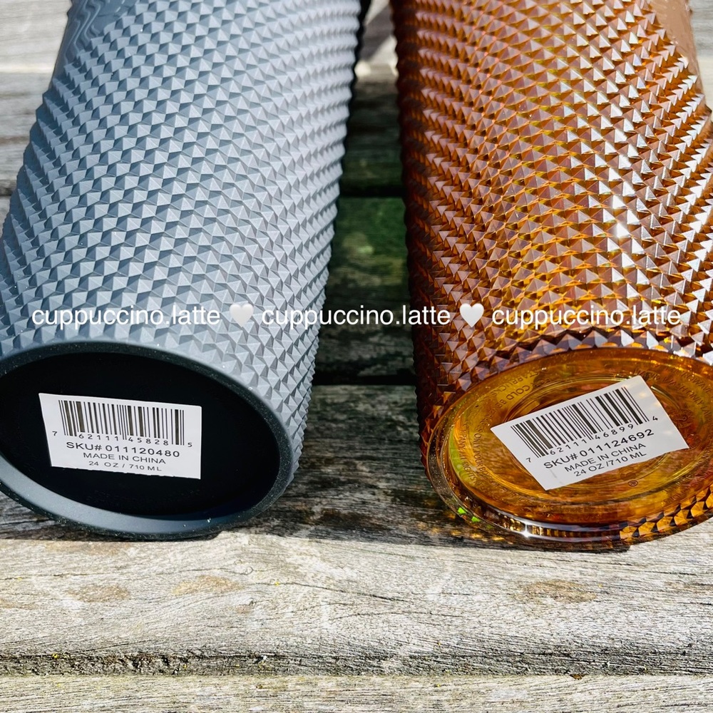 🤎NEW SET🖤Starbucks Amber & Matte Black Studded - Picture 5 of 7
